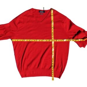 RED POLO RALPH LAUREN COTTON SWEATER SIZE XXL